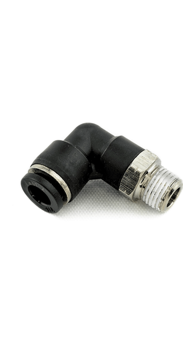 Male Swivel Elbow 1/4” x 1/4”