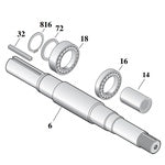 Berkeley B73051 SHAFT REPLACEMENT KIT,  B4JRMBHS