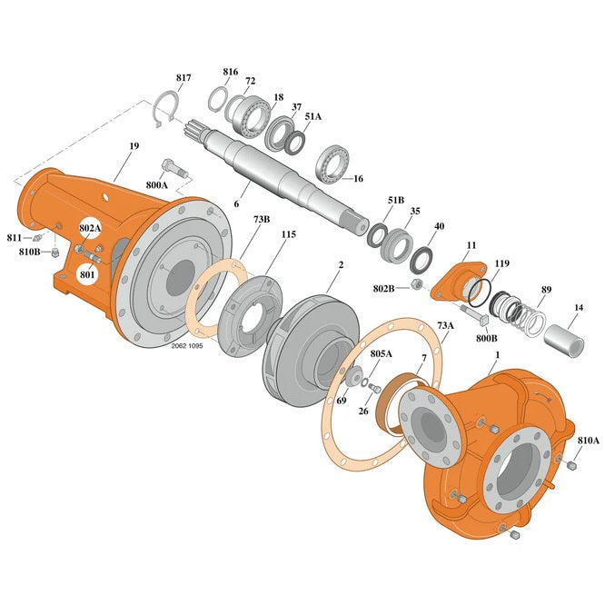 B69743 - B4JRMBHS Berkeley Pump CW 5x4