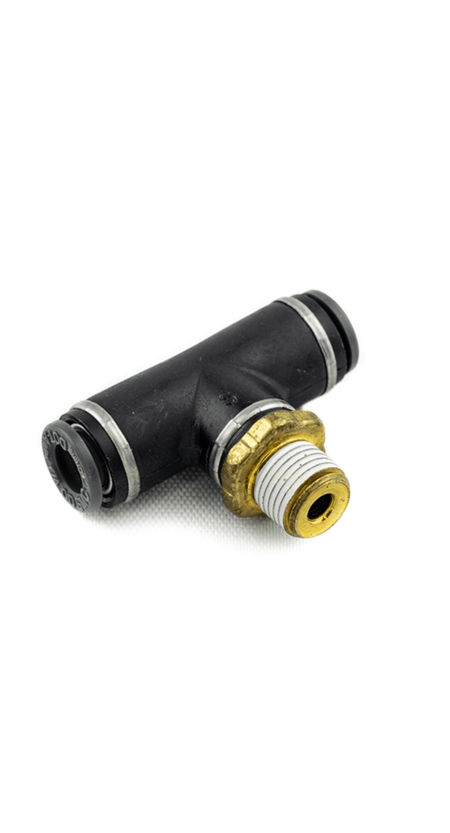 Male Branch Tee Fitting 1/4″ Hose x 1/8″ NPT