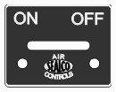 Sealco #216050 - 2 way Air Toggle switch for spray head (includes new on/off plate)